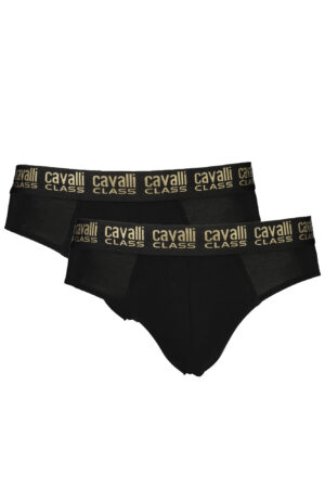 CAVALLI CLASS SLIP UOMO NERO