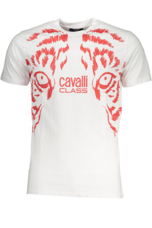 CAVALLI CLASS T-SHIRT MANICHE CORTE UOMO BIANCO