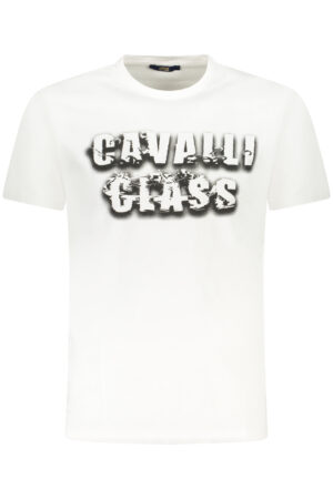 CAVALLI CLASS T-SHIRT MANICHE CORTE UOMO BIANCO