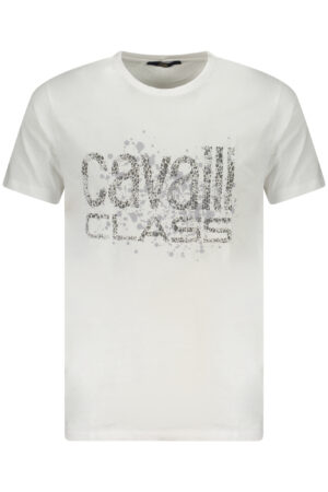CAVALLI CLASS T-SHIRT MANICHE CORTE UOMO BIANCO