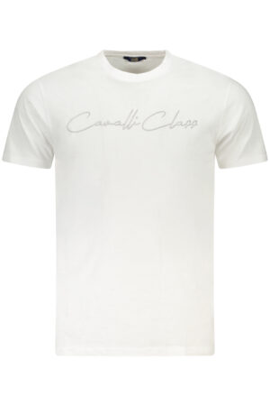 CAVALLI CLASS T-SHIRT MANICHE CORTE UOMO BIANCO