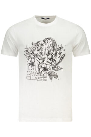 CAVALLI CLASS T-SHIRT MANICHE CORTE UOMO BIANCO
