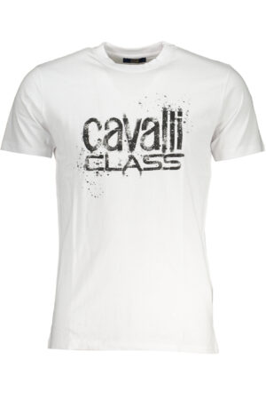 CAVALLI CLASS T-SHIRT MANICHE CORTE UOMO BIANCO
