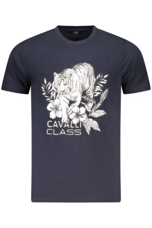 CAVALLI CLASS T-SHIRT MANICHE CORTE UOMO BLU