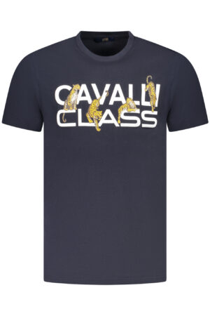 CAVALLI CLASS T-SHIRT MANICHE CORTE UOMO BLU