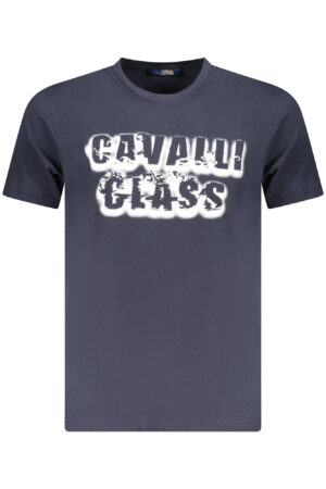 CAVALLI CLASS T-SHIRT MANICHE CORTE UOMO BLU