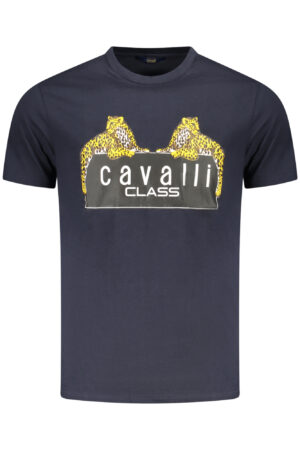 CAVALLI CLASS T-SHIRT MANICHE CORTE UOMO BLU