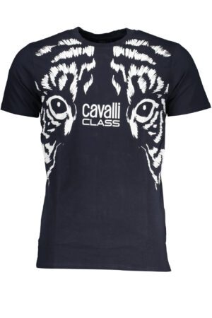 CAVALLI CLASS T-SHIRT MANICHE CORTE UOMO BLU