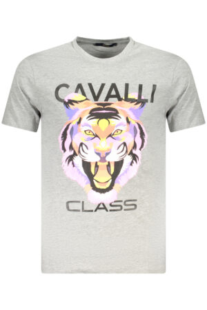 CAVALLI CLASS T-SHIRT MANICHE CORTE UOMO GRIGIO