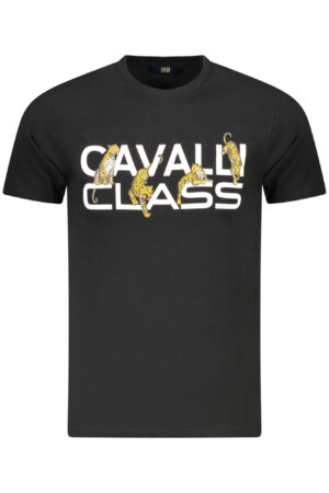 CAVALLI CLASS T-SHIRT MANICHE CORTE UOMO NERO