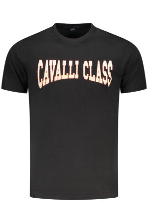 CAVALLI CLASS T-SHIRT MANICHE CORTE UOMO NERO