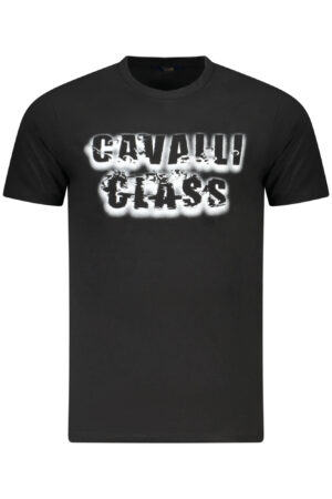 CAVALLI CLASS T-SHIRT MANICHE CORTE UOMO NERO