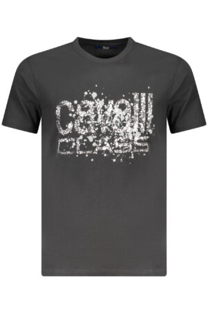 CAVALLI CLASS T-SHIRT MANICHE CORTE UOMO NERO
