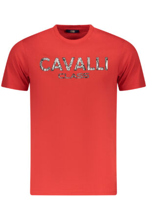 CAVALLI CLASS T-SHIRT MANICHE CORTE UOMO ROSSO