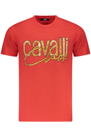 CAVALLI CLASS T-SHIRT MANICHE CORTE UOMO ROSSO