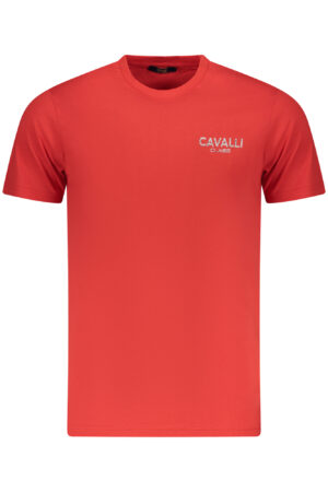 CAVALLI CLASS T-SHIRT MANICHE CORTE UOMO ROSSO