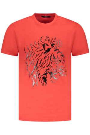 CAVALLI CLASS T-SHIRT MANICHE CORTE UOMO ROSSO