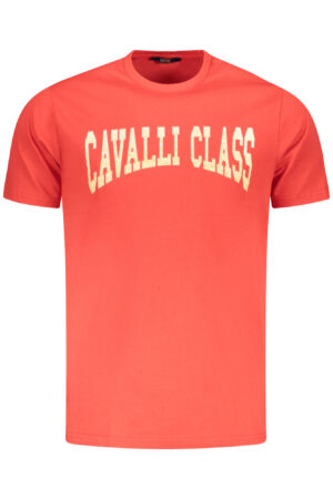 CAVALLI CLASS T-SHIRT MANICHE CORTE UOMO ROSSO