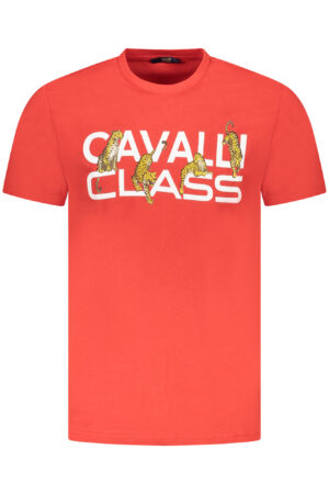 CAVALLI CLASS T-SHIRT MANICHE CORTE UOMO ROSSO