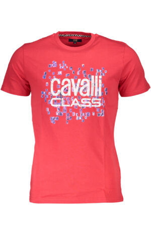 CAVALLI CLASS T-SHIRT MANICHE CORTE UOMO ROSSO