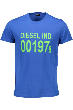 DIESEL T-SHIRT MANICHE CORTE UOMO BLU