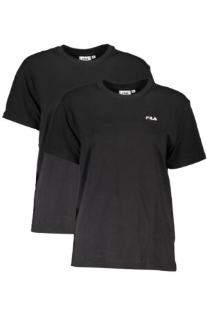 FILA T-SHIRT MANICHE CORTE DONNA NERO