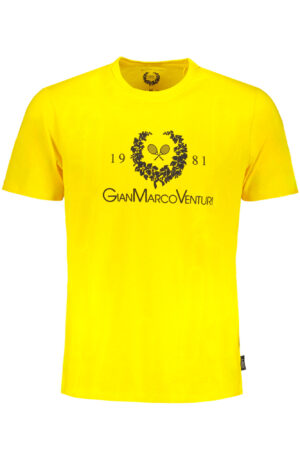 GIAN MARCO VENTURI T-SHIRT MANICHE CORTE UOMO GIALLO