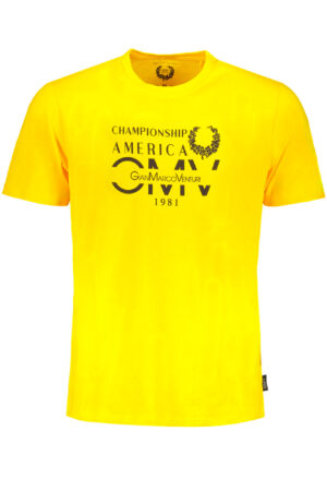GIAN MARCO VENTURI T-SHIRT MANICHE CORTE UOMO GIALLO