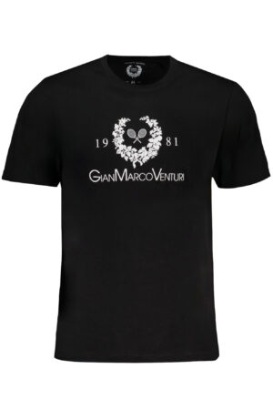 GIAN MARCO VENTURI T-SHIRT MANICHE CORTE UOMO NERO