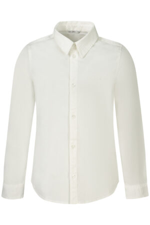 GUESS JEANS CAMICIA MANICHE LUNGHE BAMBINO BIANCO
