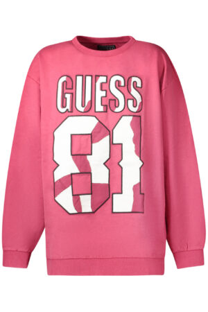 GUESS JEANS FELPA SENZA ZIP BAMBINO ROSSO