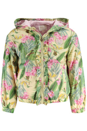 GUESS JEANS GIACCA SPORTIVA BAMBINA VERDE