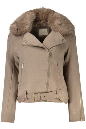 GUESS JEANS GIACCA SPORTIVA DONNA BEIGE