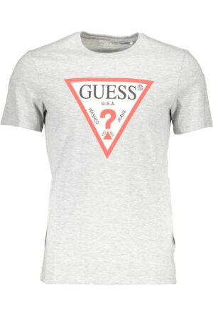 GUESS JEANS T-SHIRT MANICHE CORTE UOMO GRIGIO