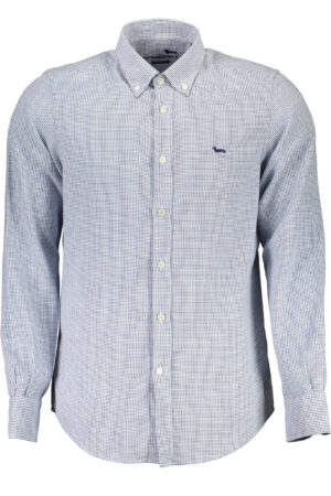 HARMONT & BLAINE CAMICIA MANICHE LUNGHE UOMO AZZURRO