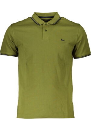 HARMONT & BLAINE POLO MANICHE CORTE UOMO VERDE