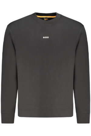 HUGO BOSS FELPA SENZA ZIP UOMO NERO