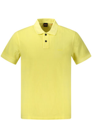 HUGO BOSS POLO MANICHE CORTE UOMO GIALLO