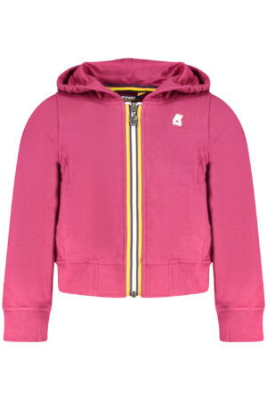K-WAY FELPA CON ZIP BAMBINA VIOLA