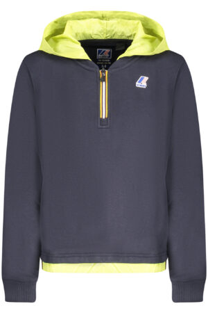 K-WAY FELPA SENZA ZIP BAMBINO BLU