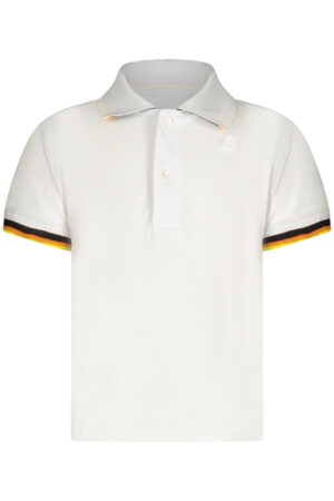 K-WAY POLO MANICHE CORTE BAMBINO BIANCO