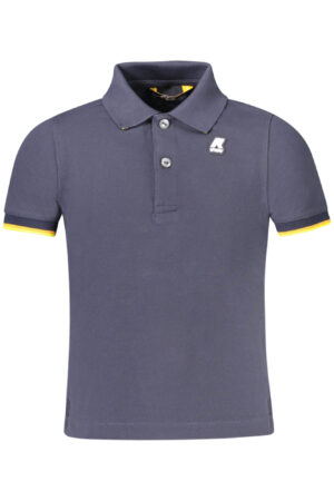 K-WAY POLO MANICHE CORTE BAMBINO BLU
