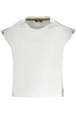 K-WAY T-SHIRT MANICHE CORTE BAMBINA BIANCO