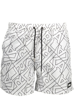 KARL LAGERFELD BEACHWEAR COSTUME PARTE SOTTO UOMO BIANCO