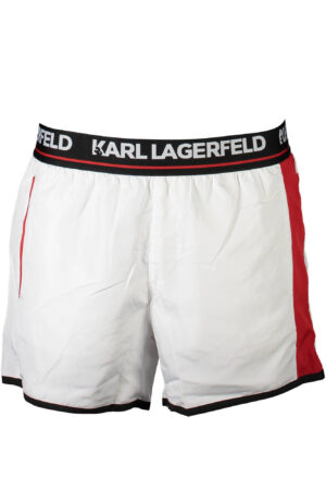 KARL LAGERFELD BEACHWEAR COSTUME PARTE SOTTO UOMO BIANCO