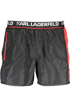 KARL LAGERFELD BEACHWEAR COSTUME PARTE SOTTO UOMO NERO