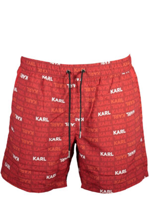 KARL LAGERFELD BEACHWEAR COSTUME PARTE SOTTO UOMO ROSSO