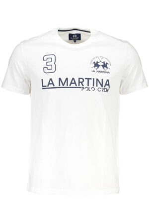LA MARTINA T-SHIRT MANICHE CORTE UOMO BIANCO