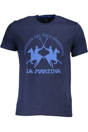 LA MARTINA T-SHIRT MANICHE CORTE UOMO BLU
