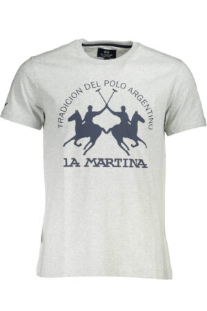 LA MARTINA T-SHIRT MANICHE CORTE UOMO GRIGIO